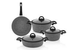 SCHAFER CUCINA 7 PRC GRANIT TENCERE SET GRI