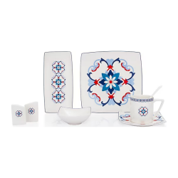 Schafer Day Kahvaltı Takımı 32 Prc Mavı