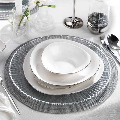 SCHAFER DINA 56 PRC YEMEK TAKIMI PLATIN - 4