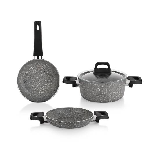 Schafer Eternal 3lu Set Tencere 18cm + Sahan 18cm+tava 18 - 1