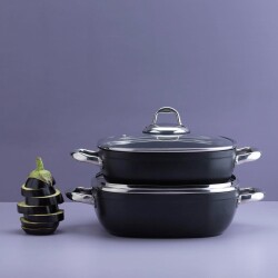 SCHAFER GASTRONOMIE MASTER GRANIT BASIK TENCERE 24 CM - 1