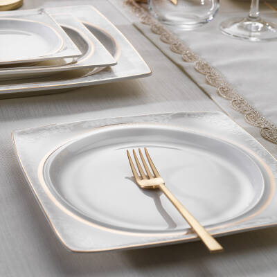 Schafer Glamor Elegant Yemek Takım-60 Prc-beyaz01 - 13