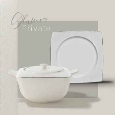 Schafer Glamor Prıvate Yemek Takım-60 Prc-beyaz02 - 5