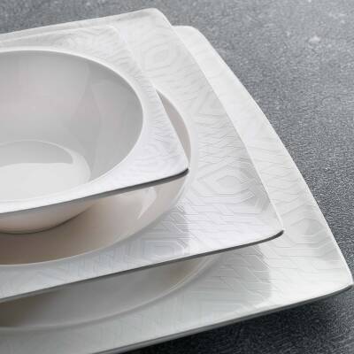 Schafer Glamor Prıvate Yemek Takım-60 Prc-beyaz02 - 13