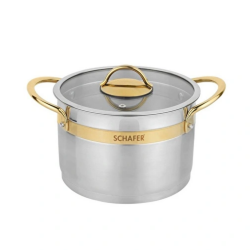 Schafer Golden Lıne 8 Prc Celık Tencere Setı - Inox