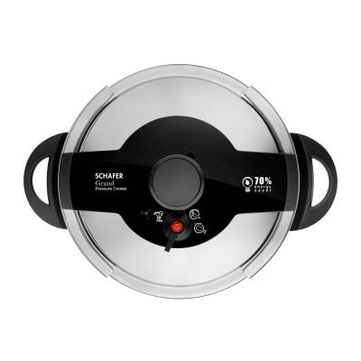 SCHAFER GRAND DUDUKLU TENCERE 12 L-SIYAH - 2