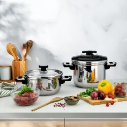 SCHAFER IN SAFE DUDUKLU TENCERE SETI 4 LITRE