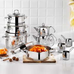Schafer Jewel 15 Prc Celık Ceyız Setı - Inox - 2