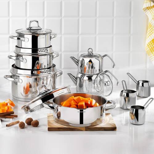 Schafer Jewel 15 Prc Celık Ceyız Setı - Inox - 2