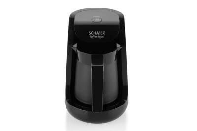 SCHAFER KEYFI KAHVE CIFT TUSLU KAHVE MAKINESI SIY01 - 3