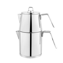 Schafer Napolı Buyuk Boy Celık Caydanlık Takımı 4 Prc Inox - 2