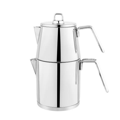 Schafer Napolı Buyuk Boy Celık Caydanlık Takımı 4 Prc Inox - 2