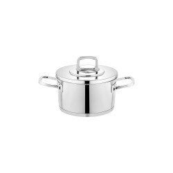 SCHAFER NEW PRIME CELIK TENCERE SETI 8 PARCA- INOX - 4