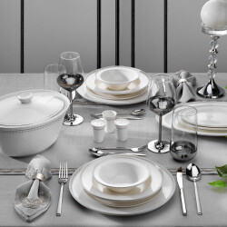Schafer Queen Classy Bone Yemek Takımı-60 Prc.-gum01 1s5900 - 2