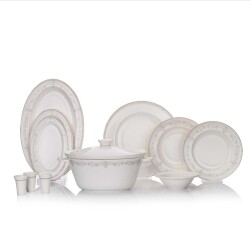 Schafer Queen Natty Bone Yemek Takımı-60 Prc-altın01 1s5902 - 10