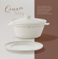 Schafer Queen Natty Bone Yemek Takımı-60 Prc-altın01 1s5902 - 12