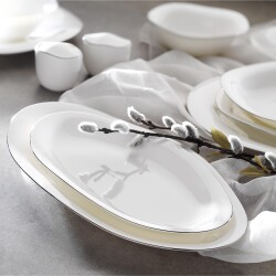 SCHAFER SUPERFINE BONE ELIXIR YEMEK TAKIMI 56 PARCA PLATIN - 3