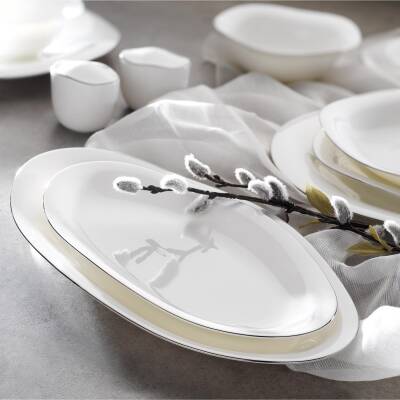SCHAFER SUPERFINE BONE ELIXIR YEMEK TAKIMI 56 PARCA PLATIN - 3