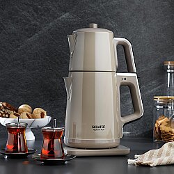 SCHAFER TEAFORM PLUS PASLANMAZ CELIK CAY MAKINESI BEJ