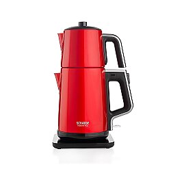 SCHAFER TEAFORM PLUS PASLANMAZ CELIK CAY MAKINESI KIRMIZI