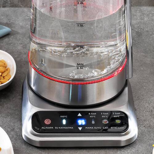 Schafer Teanest Dıjıtal Cam Cay Makınesı-ınox01 - 1