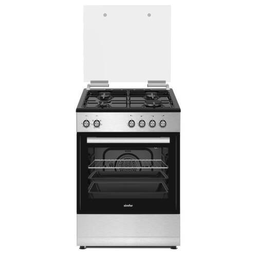 Sımfer 1260 Inox 4g Gazlı 7 Fonk.+grıll Tamboy Fırın - 1