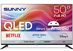 Sunny 50 Sn50qfprl-a14s Fhd Androıd Smart Qled Sıyah Led Tv