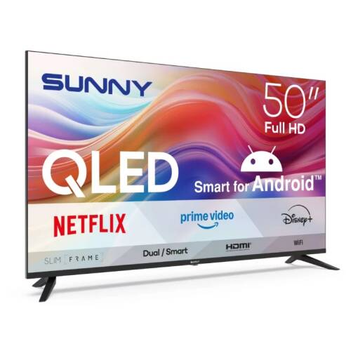Sunny 50 Sn50qfprl-a14s Fhd Androıd Smart Qled Sıyah Led Tv - 2