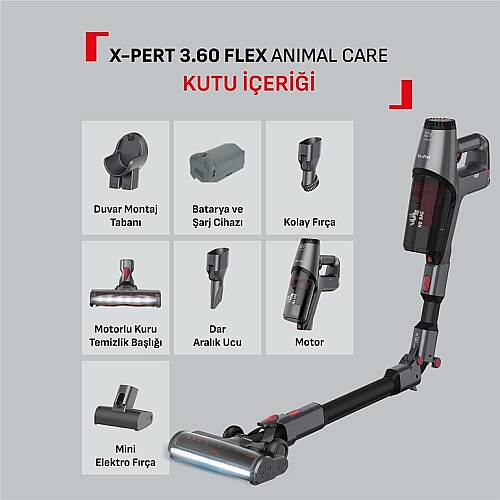 TEFAL FLEX TY6973 X-PERT 3.60 SARJLI DIK SUPURGE - 5