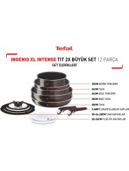 TEFAL INGENIO XL INTENSE TIT 2X BUYUK SET 12 PRC