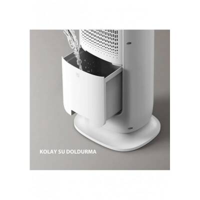 TSI - AIRPOLL UZAKTAN KUMANDALI SICAK-SOGUK SU VE BUZ HAZNELI DIKEY VANTILATOR - 1