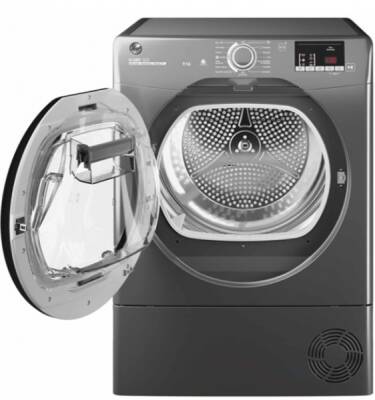 TSI - HOOVER HLE H9A2DCER-17 A SINIFI WIFI 9 KG ANTRASIT ISI POMPALI CAMASIR KURUTMA MAKINESI - 2