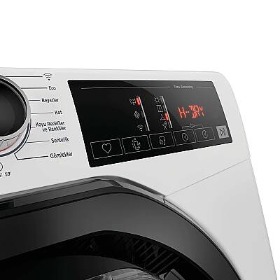 HOOVER HRE H11A2TBE-17 A SINIFI WIFI 11 KG BEYAZ ISI POMPALI CAMASIR KURUTMA MAKINESI - 5