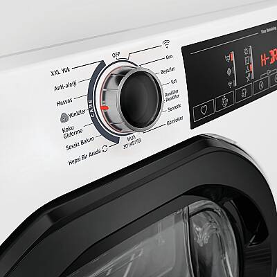 HOOVER HRE H11A2TBE-17 A SINIFI WIFI 11 KG BEYAZ ISI POMPALI CAMASIR KURUTMA MAKINESI - 6