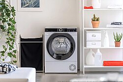 HOOVER NDPEH10A2TCBEXSS A SINIFI WIFI 10 KG BEYAZ ISI POMPALI CAMASIR KURUTMA MAKINESI - 5
