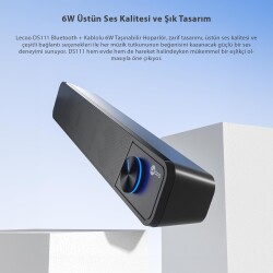 TSI - LENOVO LECOO DS111 BLUETOOTH KABLOSUZ STEREO 6W SOUNDBAR HOPARLOR - 3