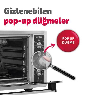 Sımfer M4559 Inox Dıgıtal Turbo Mıdı Fırın - 4