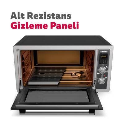 Sımfer M4559 Inox Dıgıtal Turbo Mıdı Fırın - 5