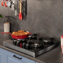 TSI - VESTEL SO-6114 YS SIYAH CAM SET USTU OCAK (20265409) - 6