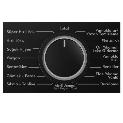 Vestel Cmı 97402 G 9kg 1000 Devır Inox Wıfı Camasır Makınesı (20350197) - 5