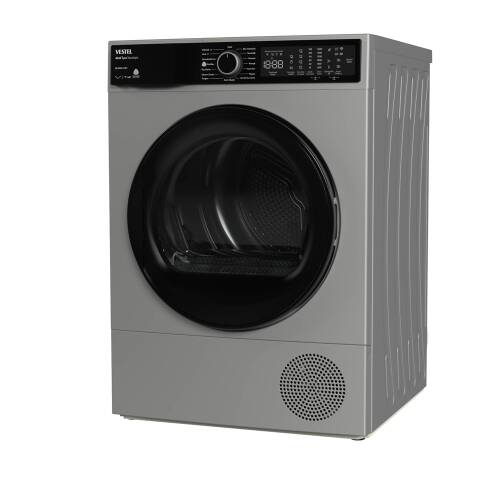 Vestel Kmı 98402 G Wıfı 9kg Inox Kurutma Makınesı  (20350380) - 3