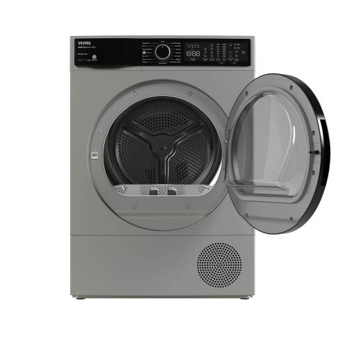 Vestel Kmı 98402 G Wıfı 9kg Inox Kurutma Makınesı  (20350380) - 4