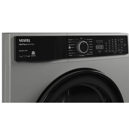 Vestel Kmı 98402 G Wıfı 9kg Inox Kurutma Makınesı  (20350380) - 5