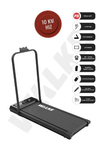 Walke W-fıt Bluetoothlu Uyg. Uzaktan Kumandalı Kosu Bandı - 7